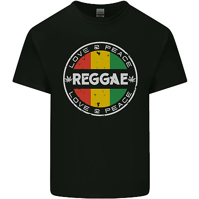 AMORE Pace Reggae Musica da Uomo Cotone T-Shirt Tee Top