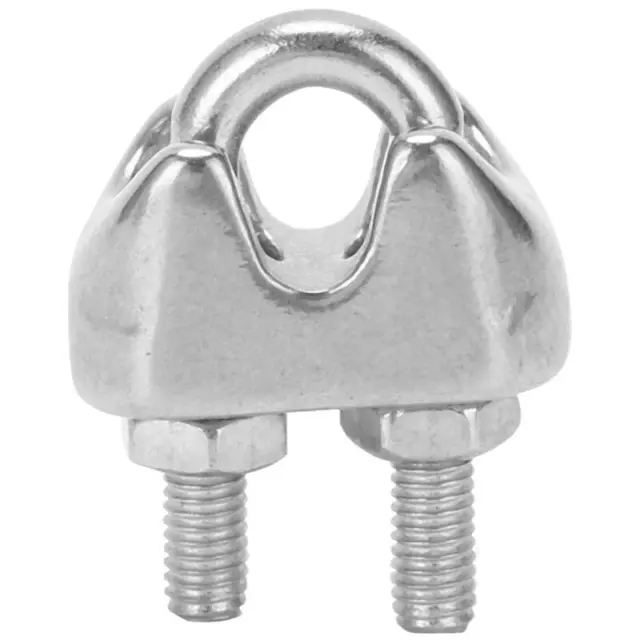 15x M2 Stainless Steel Wire Rope Cable Clip U Fasteners