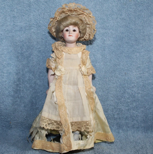 ANTIQUE~10" Doll~German~Porcelain Bisque~All Original~KESTNER GIBSON GIRL~BEAUTY 7