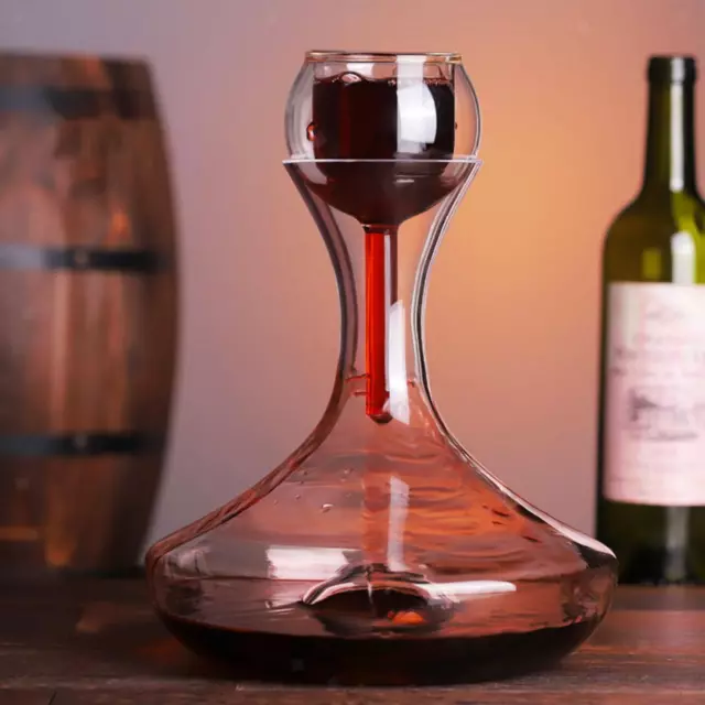 Decanter in vetro da 1800 ml Separatore di vino Bar Aeratore per vino rosso