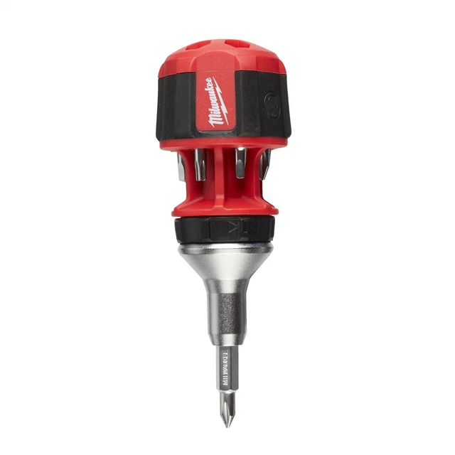 Compact Multi Screwdriver MILWAUKEE - 8 In 1 Compact Ratcheting Multi-Bit Screwdriver £21.42 ...