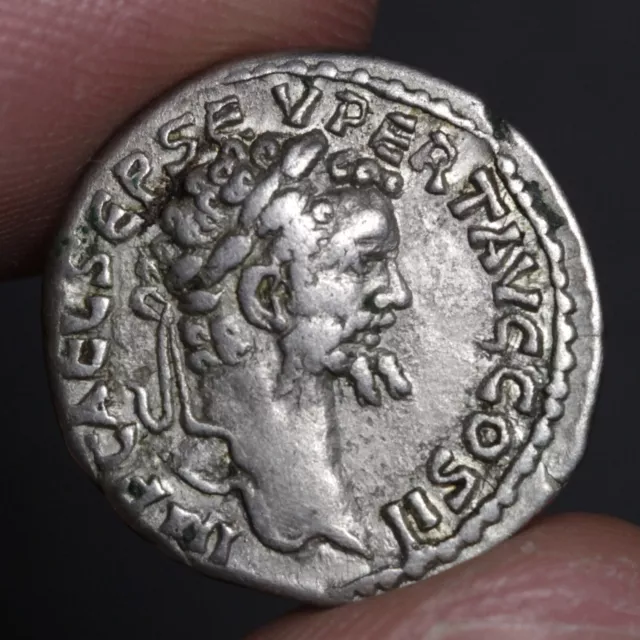 A.D. 195 SILVER Coin Emperor Septimius Severus Roman Empire Rare Scarce  Denar $43.00 - PicClick