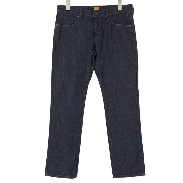 Jeans HUGO BOSS SCOUT Regular Straight - Taille W36 L32 - Bleu Délavé - Très Bon état