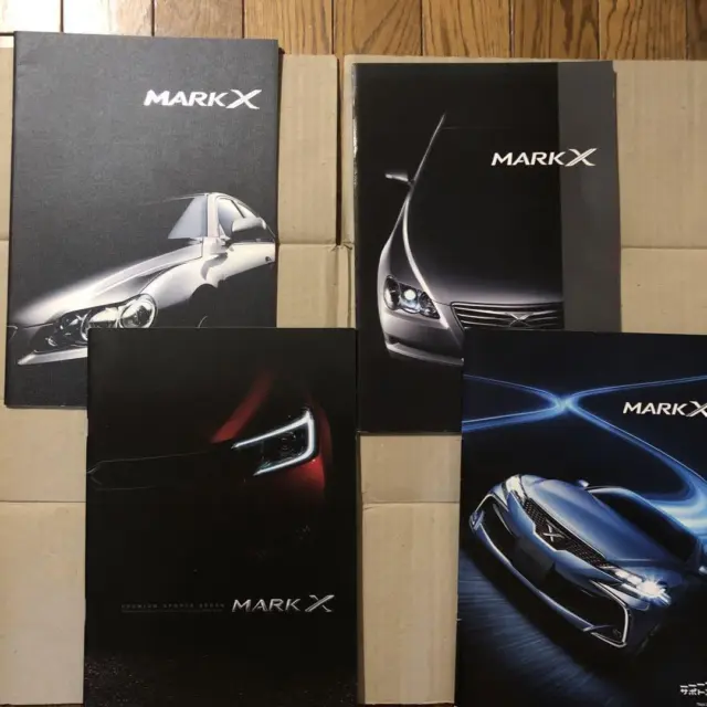 Toyota Mark X Catalog 4 Volume Set