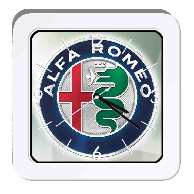 Orologio da tavolo/da Parete/Sveglia Alfa Romeo Logo Nuovo