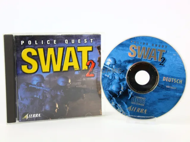 PC CD DVD Jewelcase OVP Police Quest Swat 2 Gut