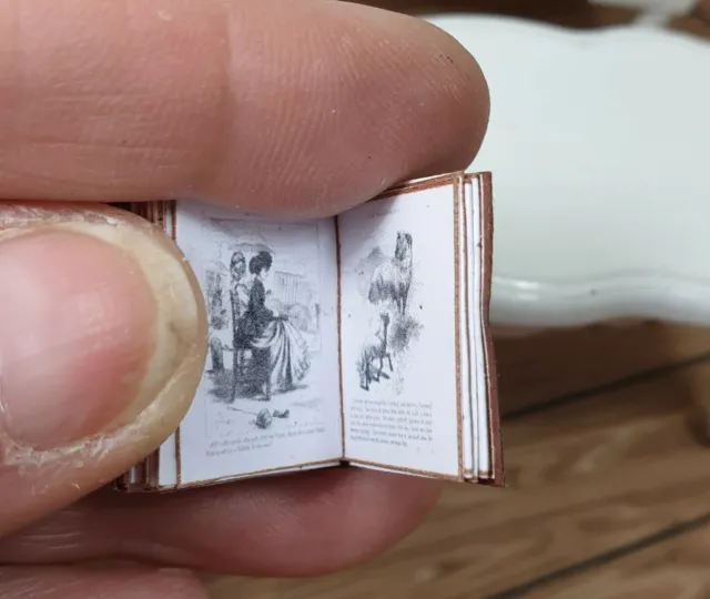 1:12 casas de muñecas . little snowdrop picture book 1879