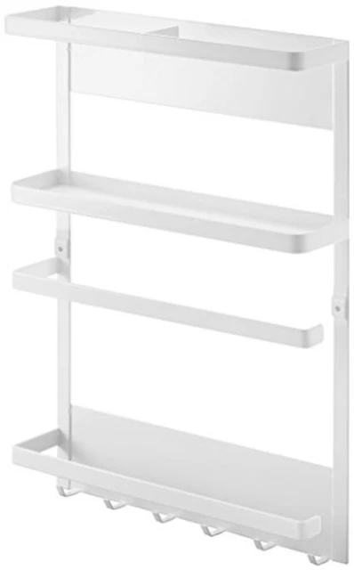 Yamazaki Soporte Papel Cocina Imán Frigorífico Estante Lateral Plato Blanco 2907 F/S