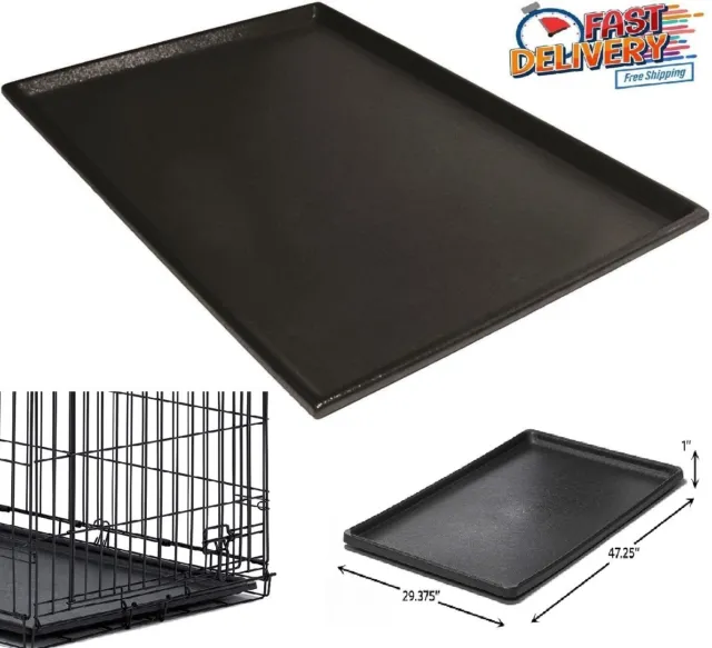 48 Inch Dog Crate Replacement Pan Shoes Liner Tray Leak Proof Floor Cage Kennel
