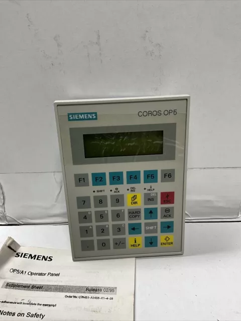 Siemens 6AV3505-1FB01 Operator Interface Panel