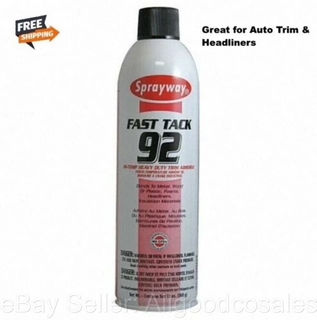 Hi Temp Headliner Adhesive Glue Spray 20oz. Can Heavy Duty Fast Tack 92 13oz Net