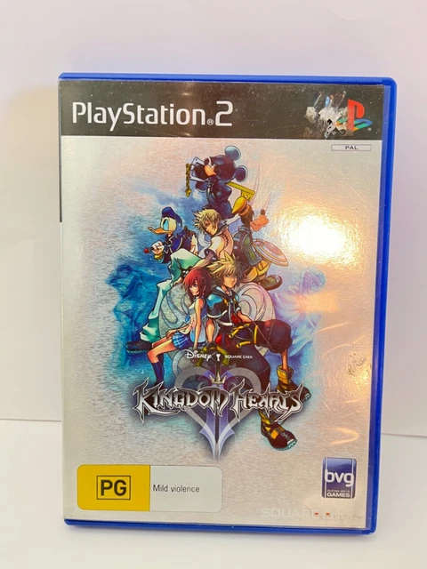 Sony Ps2 Game - Disney Kingdom Hearts 2 - Pg Rated.