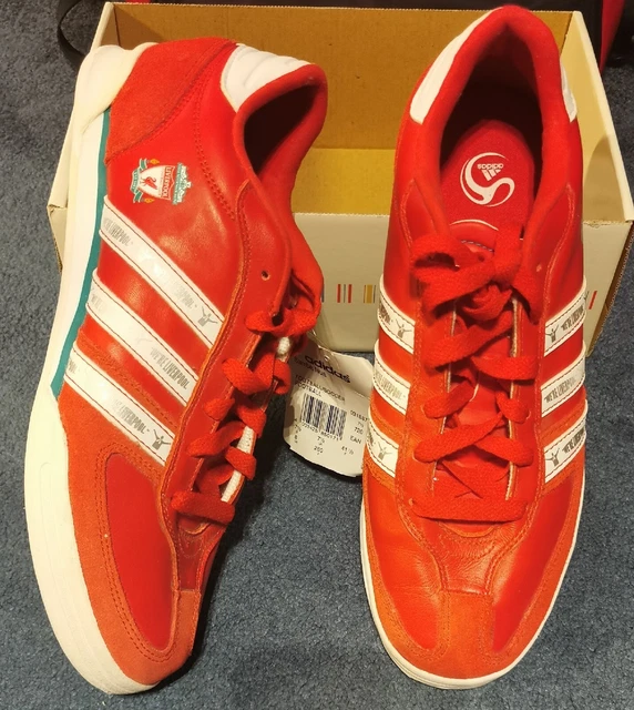 adidas gazelle silver green womens adidas Liverpool FC Samba Soccer Shoes (White/Red)