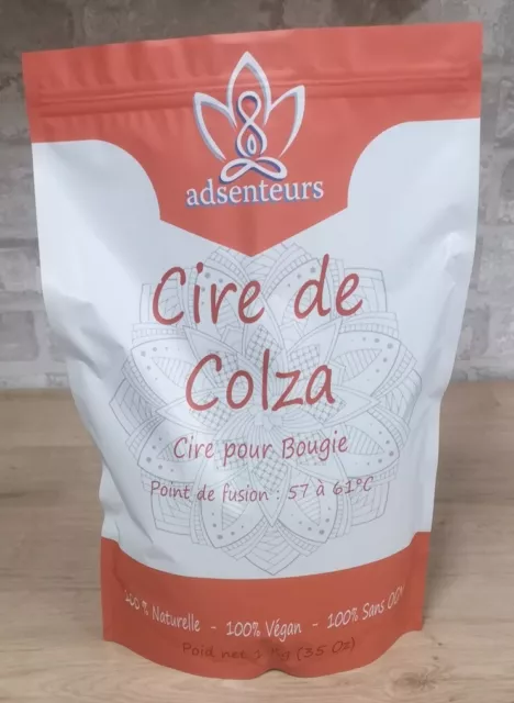 Cire Premium Colza-Soja pour Bougies Coulées