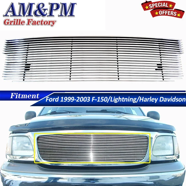 FITS 19992003 FORD F150/Lightning/Harley Davidson Billet Grille Grill