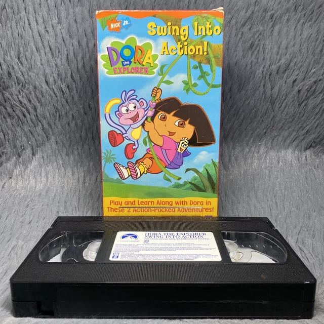 DORA THE EXPLORER - Swing Into Action VHS 2001 Nick Jr Nickelodeon