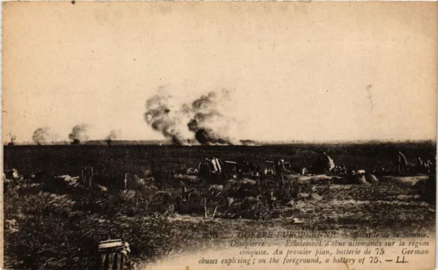 CPA AK Military Battle of the Somme Donpierre Shooting (696342)