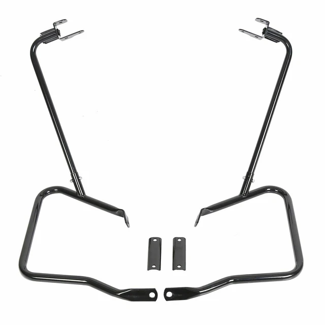 FOR 14+ HARLEY Davidson Road Glide Saddlebag Guard Brackets Crash Bars