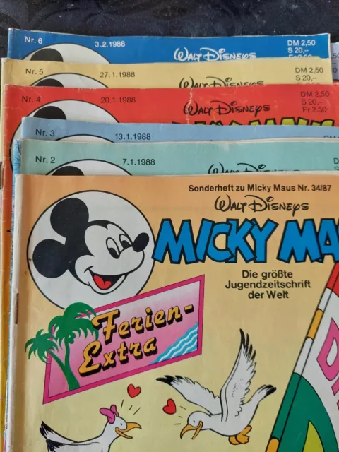 Konvolut Micky Mouse Hefte