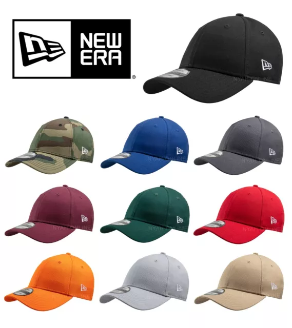 New Era 9Forty Baseball Cap Black Plain Snapback Trucker Golf 9 Forty Peak Hat