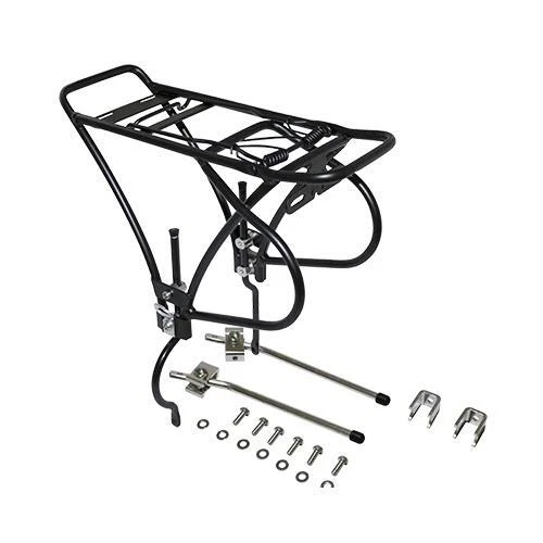 Porte-bagages Arrière Pletscher 204/83 – Aluminium, Noir, Swiss Made, Occasion