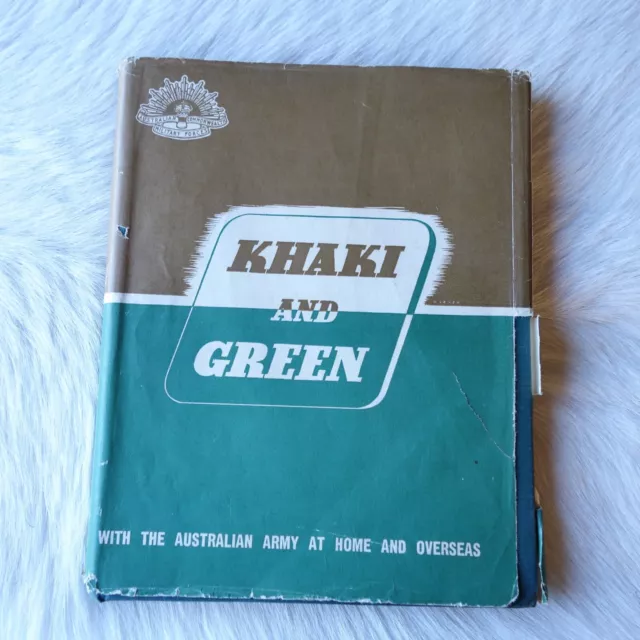 KHAKI AND GREEN 1945 Vtg Australian Army Book Vtg War Book Vtg World War II WW2
