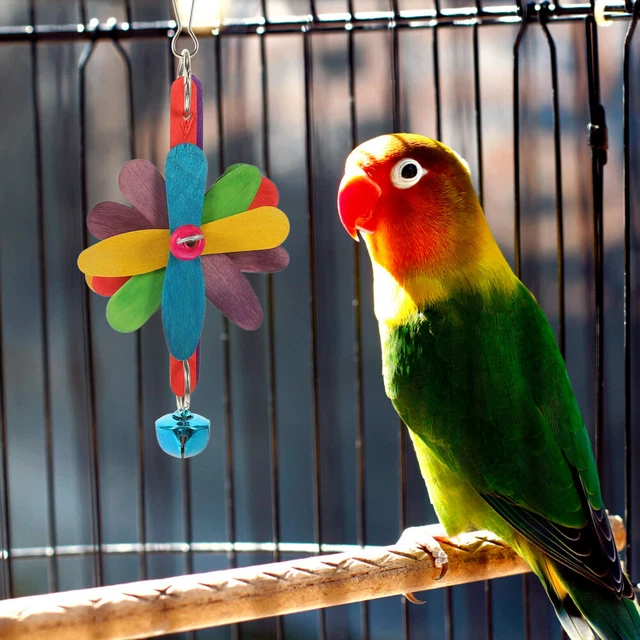 1PC Vogel Klettern Spielzeug Budgie Spielzeug Vogel Biss Spielzeug 4
