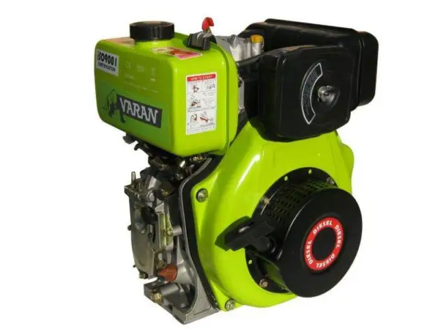 Moteur essence 11.5kW 16CV 439cc OHV sortie horizontale à clavette 25.4mm  BC-ELEC.com