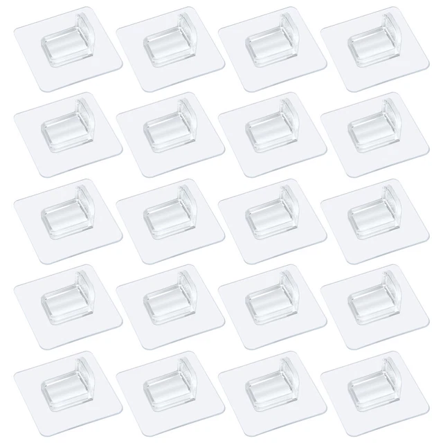 20pcs Tarif sans ongles Libres d'étagère imperméable Supports de plateau multifo