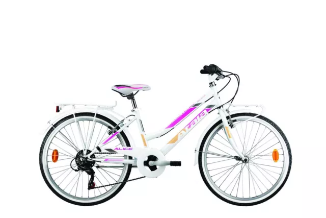 Bici Bicicletta Passeggio Atala Alice Ruota 24" 6 Velocita' Telaio 36 New 2023