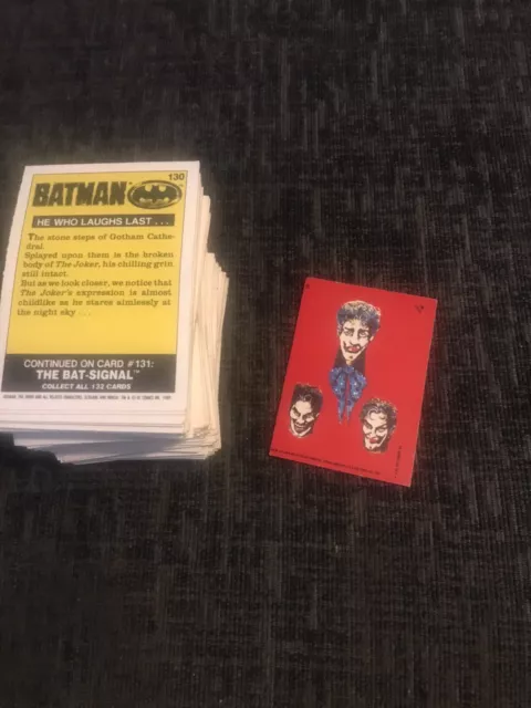 Topps Batman Movie Series 1 Trading Cards 1989