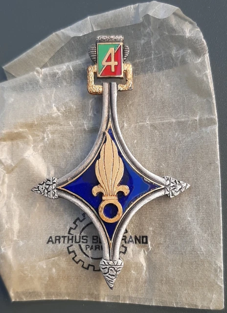 6486 - INSIGNE LEGION 4e REI 2e CIE PORTEE SAHARA ALGERIE