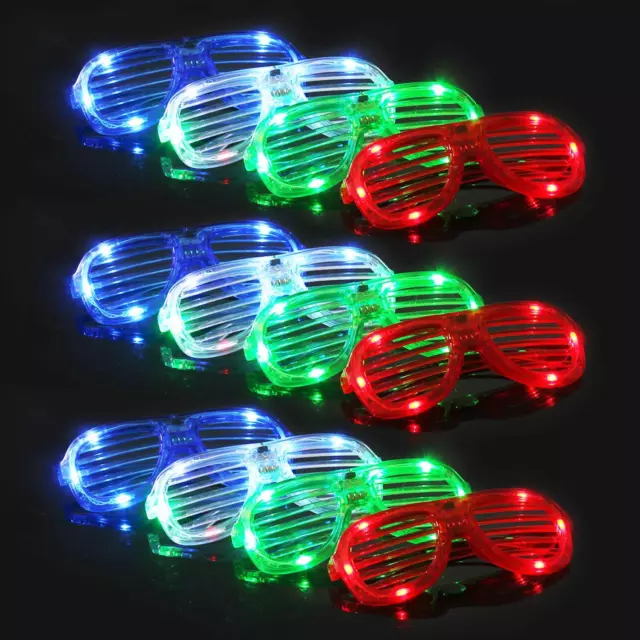 115pcs Glow in the Dark Christmas Party Favors Light Up Toys Bulk