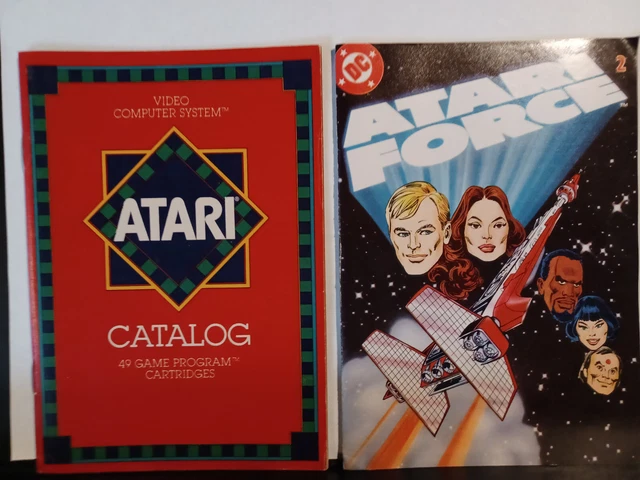 Atari Force #2 Comic by DC Comics and Atari's 1982 Catalog