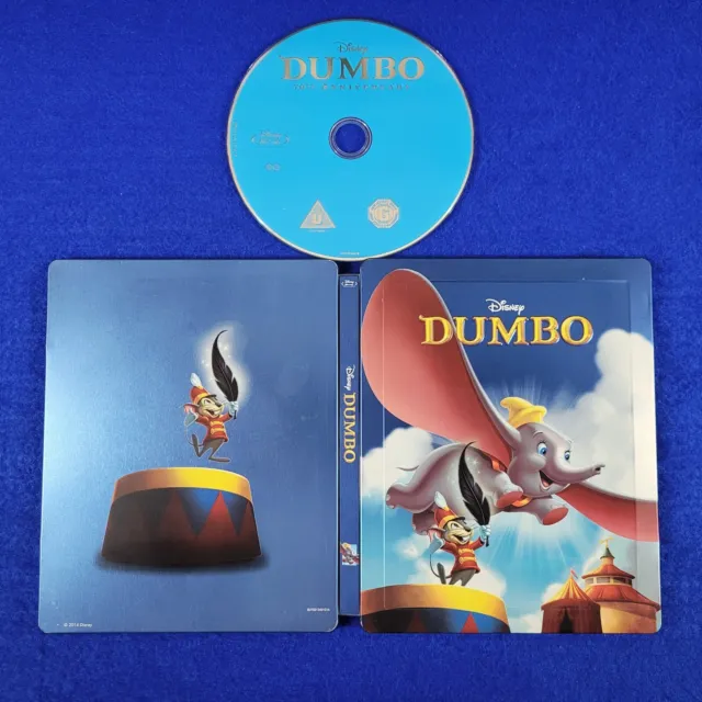 blu-ray DUMBO 70th Anniversary Steelbook Edition *x Disney UK ZAVVI REGION B + C