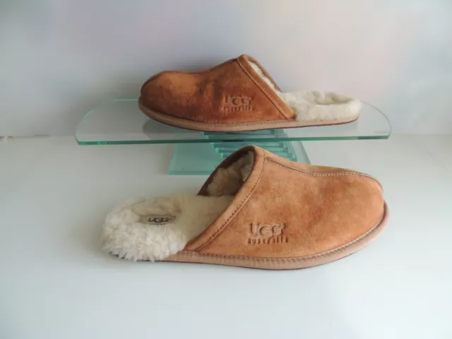 UGG Mens Chestnut Scuff Mule Slippers 5776 Brown Tan Slip On Suede Size US 11