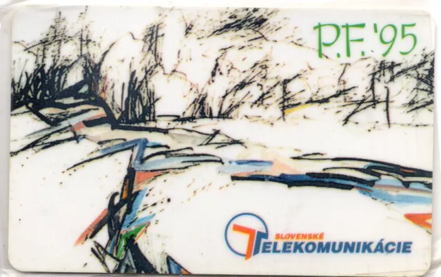 Slovakia 1994 Chip Phonecard 'P.f. 1995'