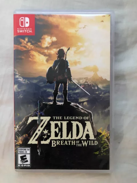 The Legend of Zelda: Breath of the Wild Nintendo Switch Game w/Case