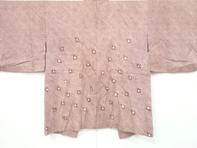 6617464: Japanese Kimono / Antique Haori / All Shibori / Abstract Pattern