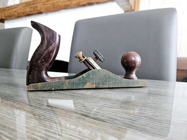 Rabot Ancien En Bois N°350 - Outil De Carrossier Ou Charron Du 19ème Siècle