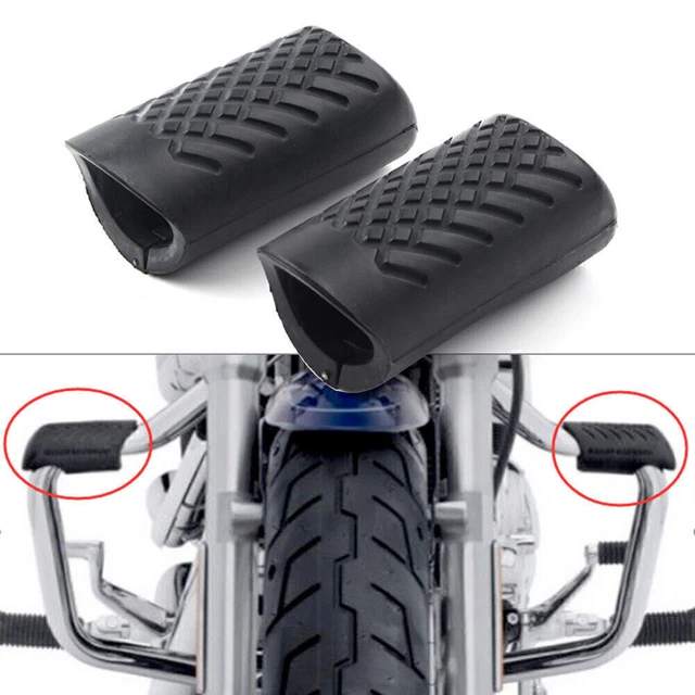 Motorrad Autobahn Fußrasten | 25mm & 32mm | 360° Verstellbar | Für Harley, Honda, Suzuki, Yamaha
