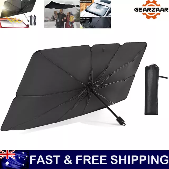 Foldable Car Windshield Sunshade Umbrella Front Window Cover Visor Sun Shade L