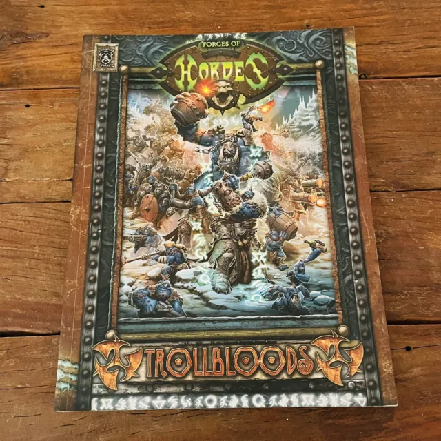FORCES OF HORDES: TROLLBLOODS By Matt Wilson  Gaming Book - VGC - Free Post