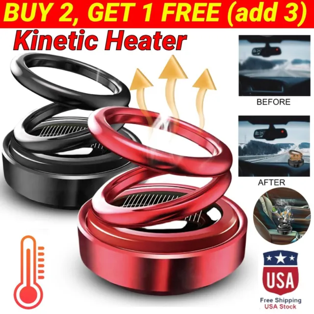 PORTABLE KINETIC MINI Heater Auto Rotating Double Ring,Mini Solar Kinetic  Heater $9.49 - PicClick