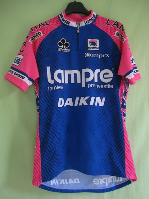 Maillot cyclisme vintage année 1994 Lampre Panaria 1994 colnago