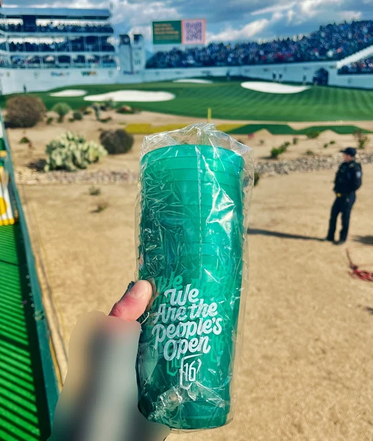 10 WASTE MANAGEMENT 2024 PHOENIX OPEN Golf Tournament 16TH HOLE Plastic