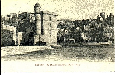 Carte Postale Ancienne CPA 34 – Cazouls-lès-Béziers – Mairie Et Halles – Début 1900