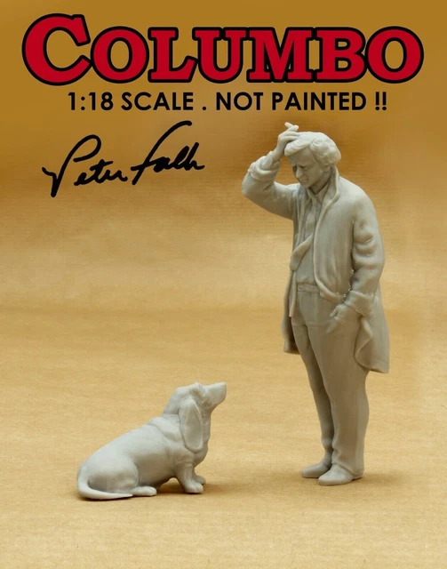 FIGURINE 1/18 LOUIS DE FUNES GENDARME VROOM A PEINDRE FOR NOREV SOLIDO