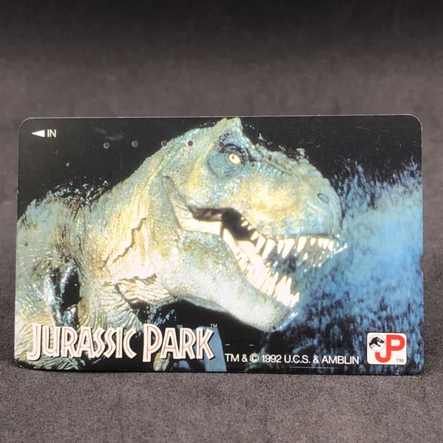 Jurassic Park Steven Spielberg Movie 1992 Amblin Phone Telephone Card 50 Japan