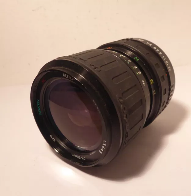 CENTON 28-70mm WIDE ANGLE MANUAL FOCUS ZOOM LENS , PENTAX PK MOUNT   (517)